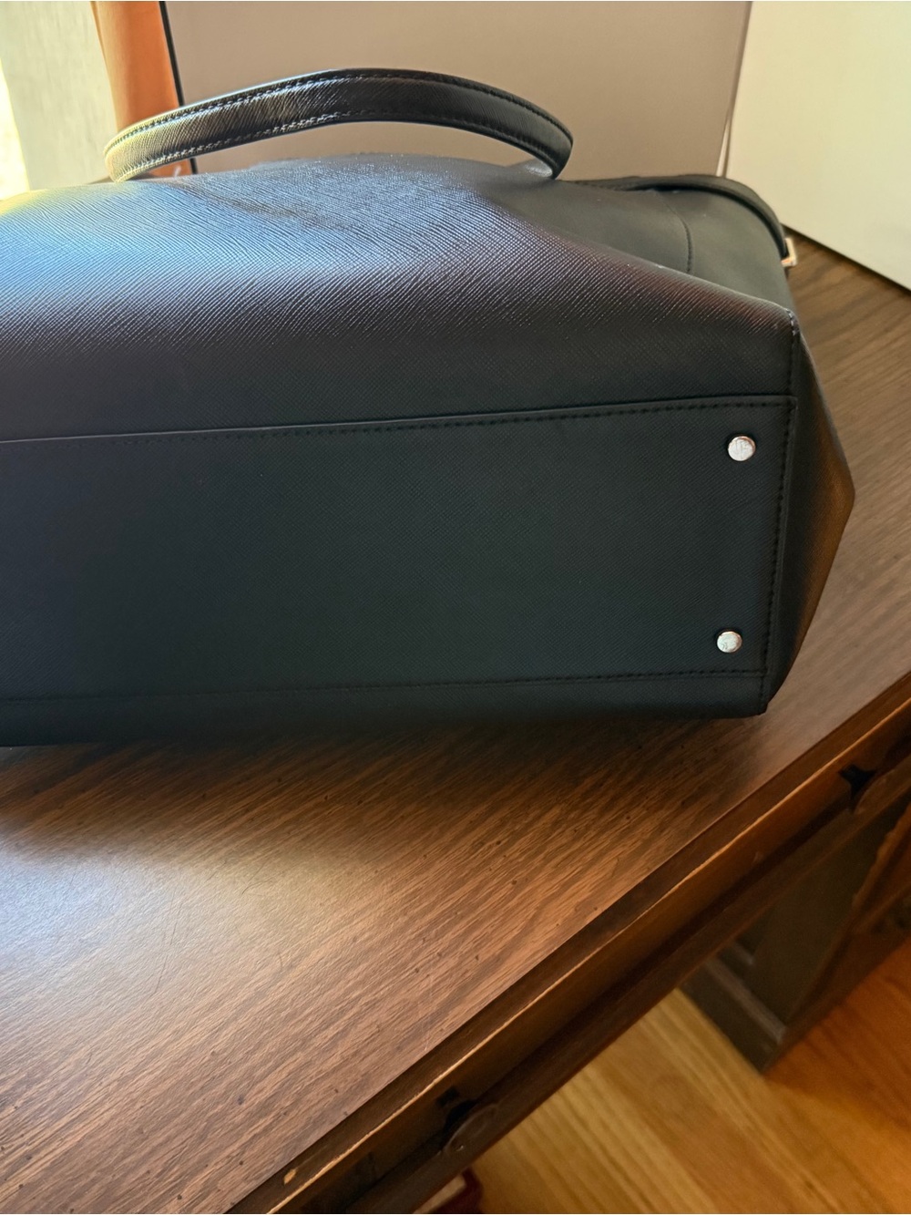 Kate Spade New York Staci Large Laptop Tote Leather Bag - Black - Picture 4 of 9